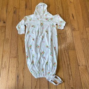 VINTAGE BASEBALL GRAPHIC PRINT SLEEP SACK SIZE BABY